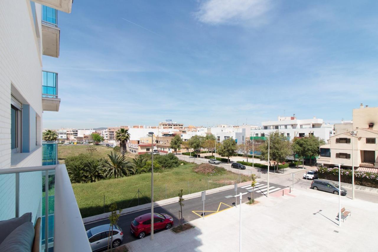 Global Properties, Moderno Apartamento A 3 Minutos De La Playa Sagunto Exterior foto