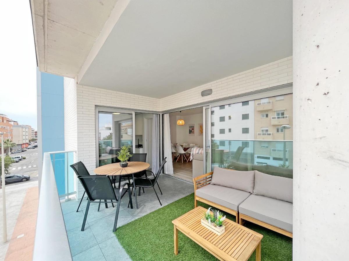 Global Properties, Moderno Apartamento A 3 Minutos De La Playa Sagunto Exterior foto