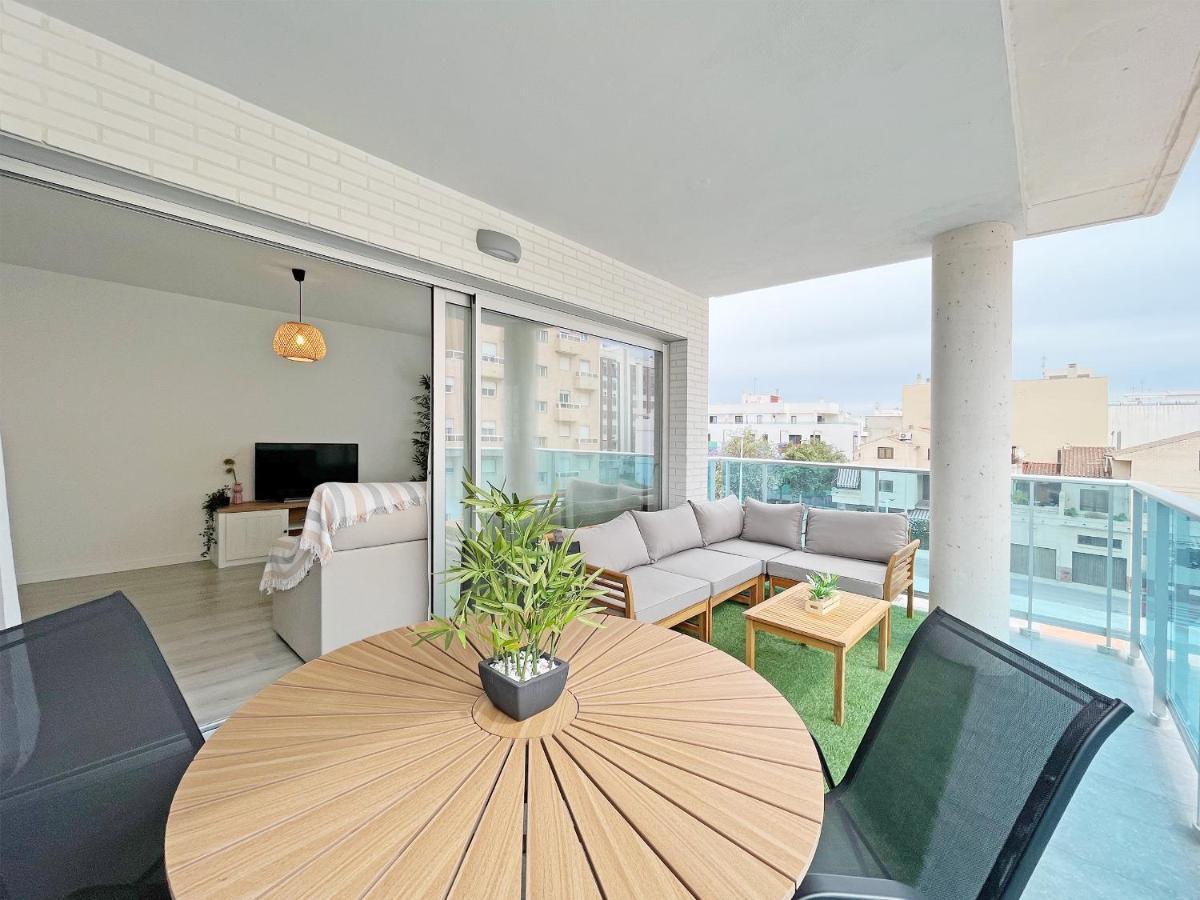 Global Properties, Moderno Apartamento A 3 Minutos De La Playa Sagunto Exterior foto